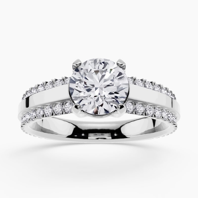 Vintage-style engagement ring with intricate filigree details